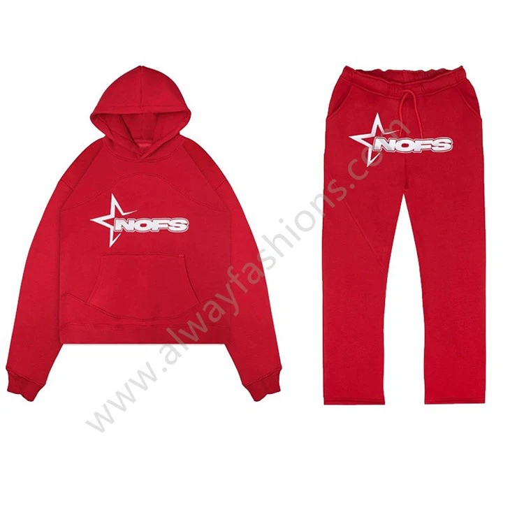Blank Hoodie And Jogger Set